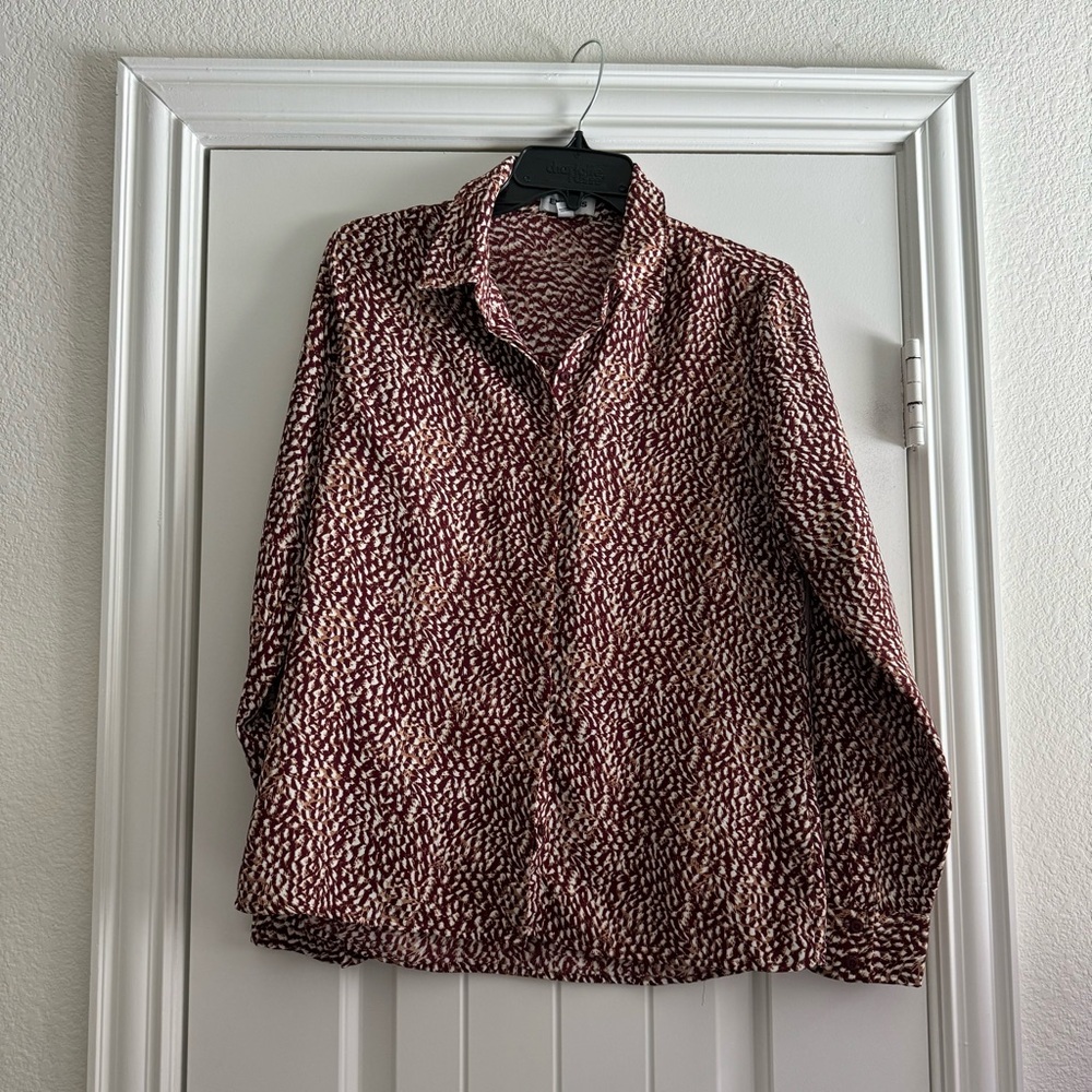 Printed Slim Portofino Shirt